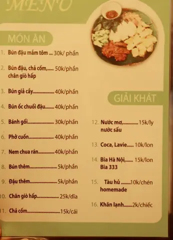 Giới Thiệu Chung Về Món Bún Đậu Mắm Tôm