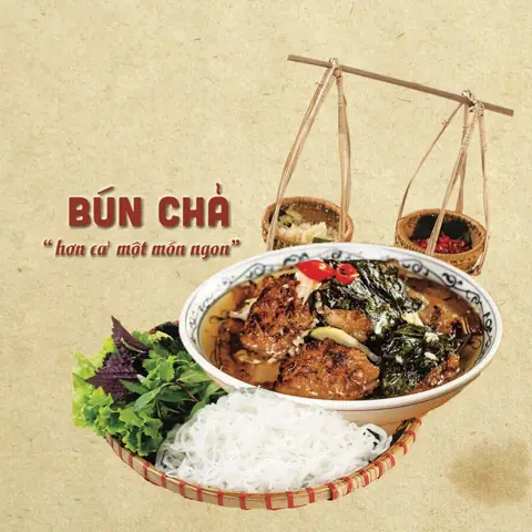 10. Bún Chả Đắc Kim