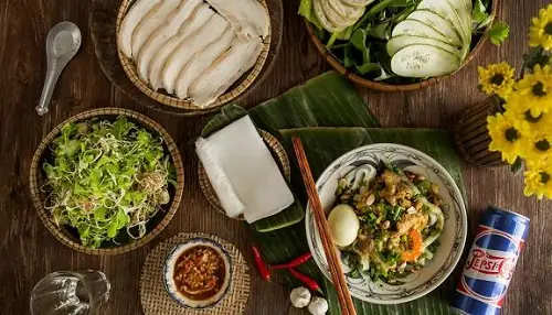 Bánh Tráng Thịt Heo Bà Mua