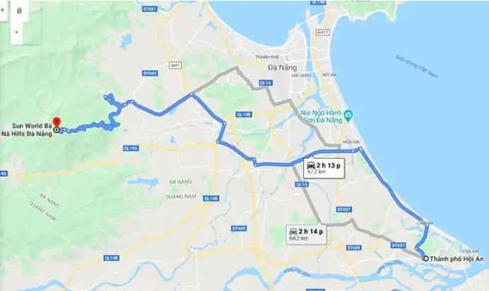 Khoảng Cách Giữa Bà Nà Và Hội An Khoảng Cách Giữa Bà Nà Và Hội An
