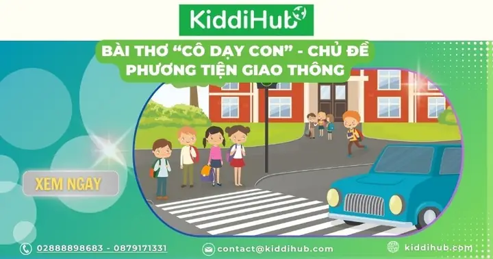 Bài Thơ Cô Dạy Con - Chủ Đề Phương Tiện Giao Thông