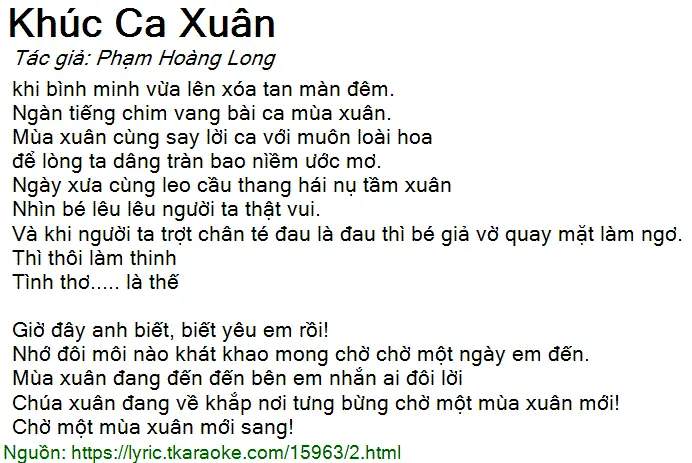 Một Khúc Ca Xuân - Bài Thơ Hay Của Tố Hữu