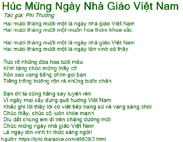 Bài Viết Về Ngày Nhà Giáo Việt Nam: Ý Nghĩa, Lịch Sử Và Những Điều Cần Biết