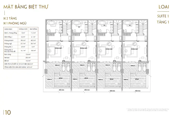 Thiết Kế Biệt Thự Tổng Thống Thiết Kế Biệt Thự 1 Tầng 1 Phòng Ngủ