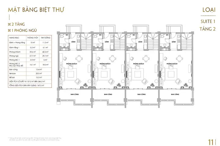 Thiết Kế Biệt Thự Tổng Thống Thiết Kế Biệt Thự 1 Tầng 1 Phòng Ngủ