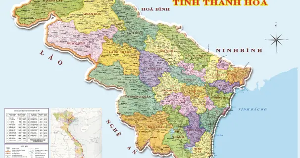Cập Nhật Bản Đồ Hành Chính Mới Nhất Thanh Hóa