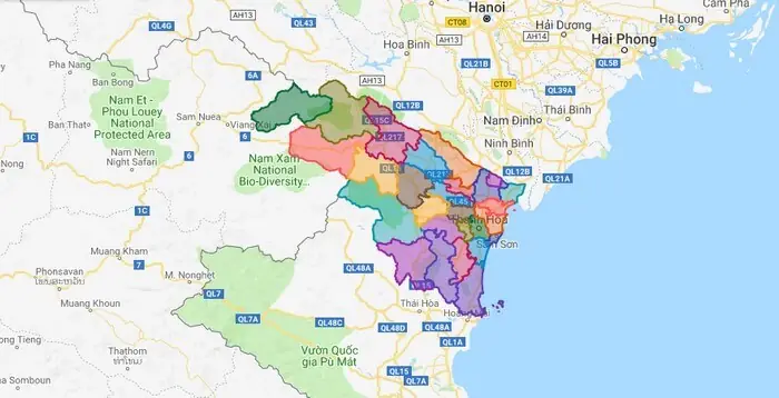 Bản Đồ Hành Chính Tỉnh Thanh Hóa Cũ Trước 2025 - Đầy Đủ Và Chi ...
