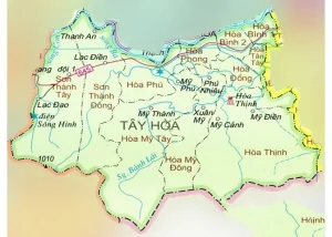 Bản Đồ Huyện Tây Hòa Tỉnh Phú Yên