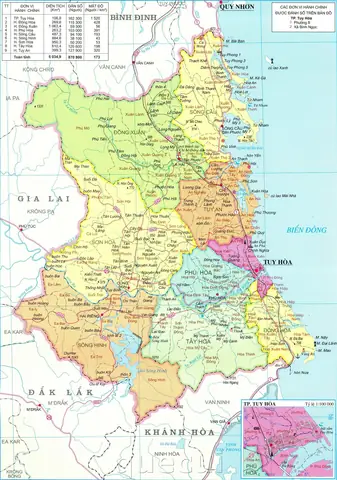 Bản Đồ Hành Chính Tỉnh Phú Yên & Thông Tin Quy Hoạch Phú Yên Mới Nhất Bản Đồ Hành Chính Tỉnh Phú Yên & Thông Tin Quy Hoạch Phú Yên Mới Nhất