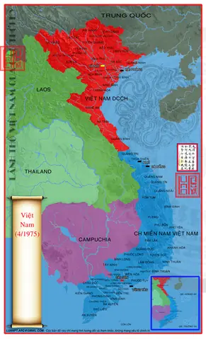 Bản Đồ Việt Nam Trước Năm 1975: Bức Tranh Lịch Sử Thời Chiến Tranh