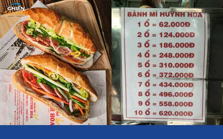 Menu, Giá Cả Và Chất Lượng Món Ăn Tại Tiệm Bánh Mì Huynh Hoa