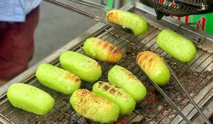 Chuối Nếp Nướng Lá Dứa Chị Hoàng
