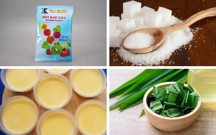 1nguyên Liệu Làm Bánh Trung Thu Rau Câu Nhân Bánh Flan 1nguyên Liệu Làm Bánh Trung Thu Rau Câu Nhân Bánh Flan