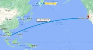 Bay Thẳng Từ Việt Nam Sang Mỹ Mất Bao Lâu?