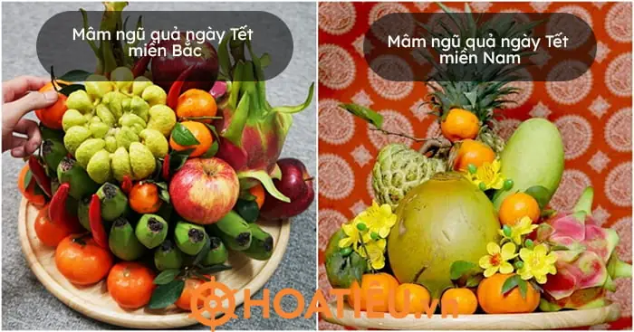 Mâm Ngũ Quả Miền Bắc Gồm Những Gì?