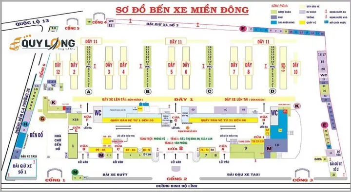 Bến Xe Miền Đông Cổng 5