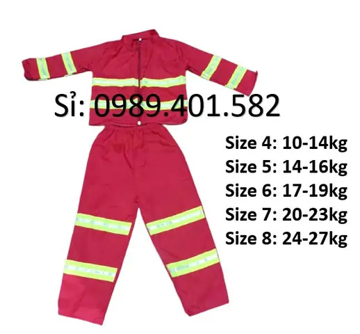 Trang Phục Lính Cứu Hỏa Trẻ 10-27kg - Lê Thị Mừng - 0989.401 ... Trang Phục Lính Cứu Hỏa Trẻ 10-27kg - Lê Thị Mừng - 0989.401 ...