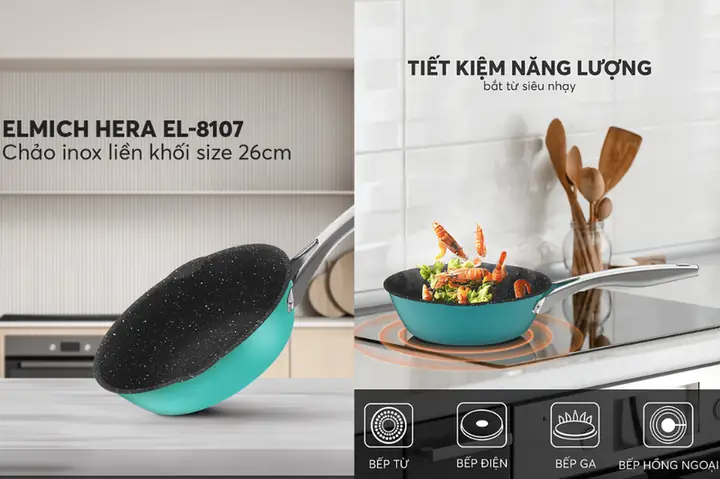 Chảo Elmich Hera 26cm El-8107