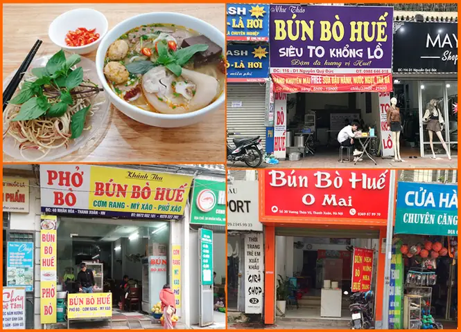 Top 15 Quán Bún Bò Huế Quận Thanh Xuân Ngon Nhất | Kom9