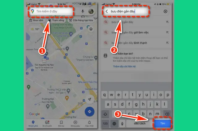 18. Cách Tìm Bưu Cục Gần Đây Trên Google Map