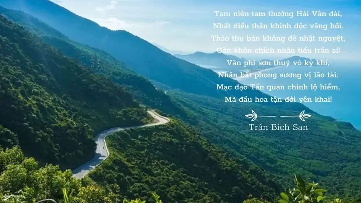 Bài Thơ Tam Quá Hải Vân