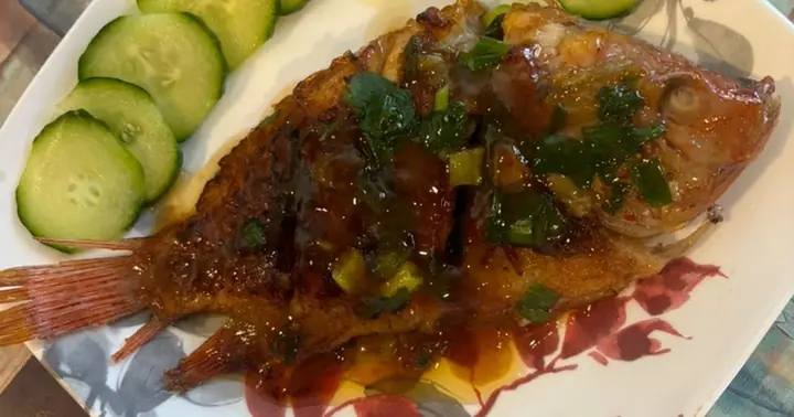 One Sun Red Snapper With Sweet And Sour Sauce Recipe By Minh ...