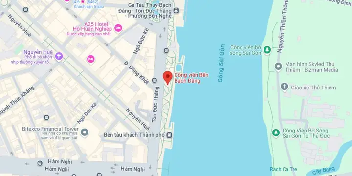 Công Viên Bến Bạch Đằng Quận 1 Ở Đâu?