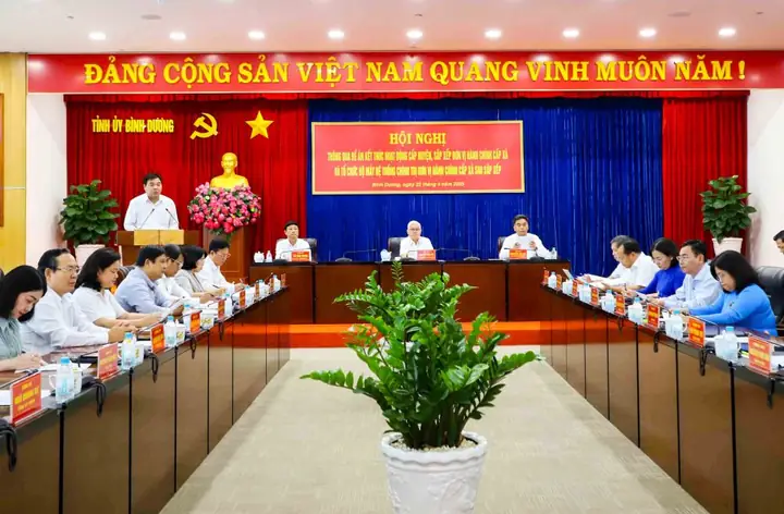 Tỉnh Ủy Bình Dương Thông Qua Đề Án Kết Thúc Hoạt Động Cấp Huyện, Sắp Xếp, Sáp Nhập Đơn Vị Hành Chính Cấp Xã