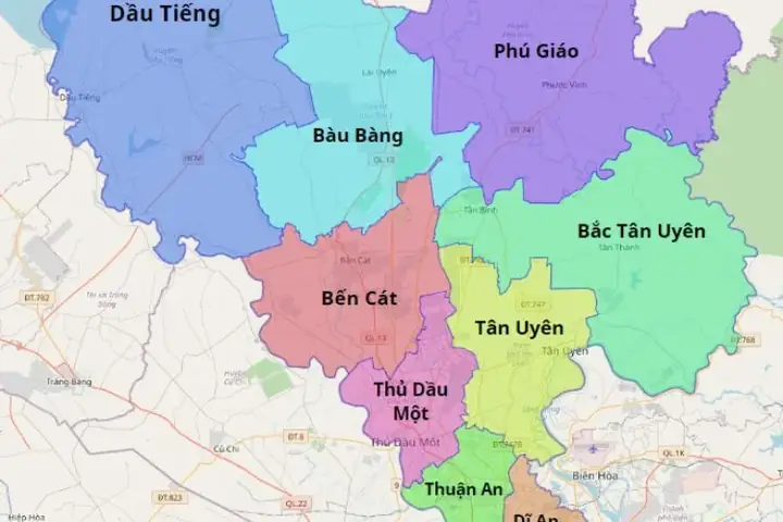 Bình Dương Có Bao Nhiêu Đơn Vị Cấp Huyện?