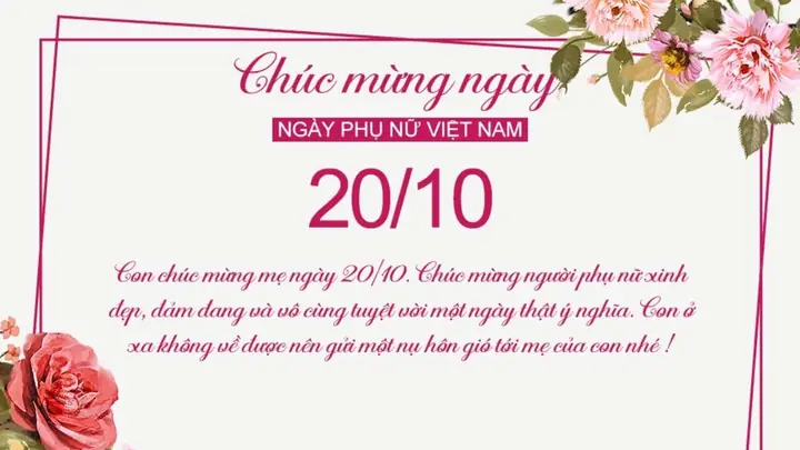 Thiệp Chúc Mừng 20/10 Đẹp Nhất Thiệp Chúc Mừng 20/10 Đẹp Nhất