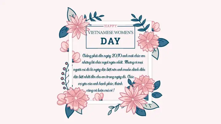 Thiệp 20/10 Ngọt Ngào Tặng Người Yêu Thiệp 20/10 Ngọt Ngào Tặng Người Yêu