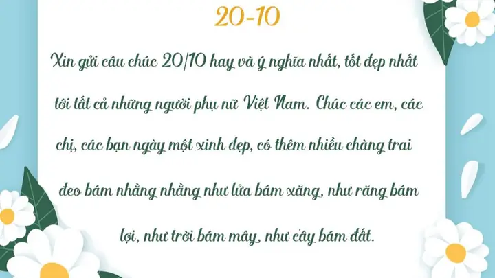Mẫu Thiệp Chúc Mừng 20/10 Tặng Cô Giáo Mẫu Thiệp Chúc Mừng 20/10 Tặng Cô Giáo