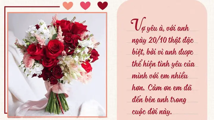 Mẫu Thiệp Chúc Mừng 20/10 Tặng Vợ Mẫu Thiệp Chúc Mừng 20/10 Tặng Vợ