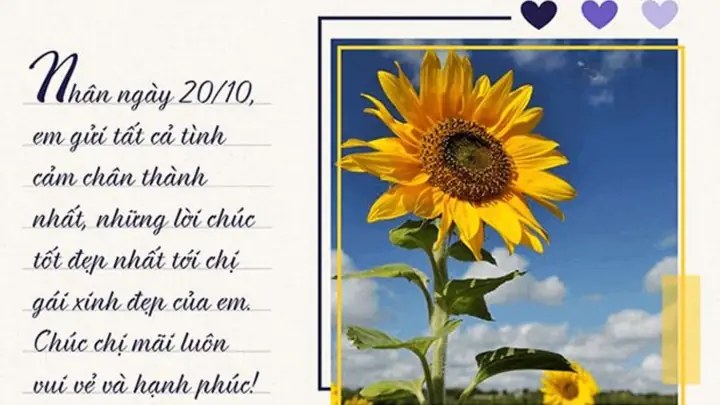 Thiệp Chúc Mừng 20/10 Tặng Chị Em Gái Thiệp Chúc Mừng 20/10 Tặng Chị Em Gái