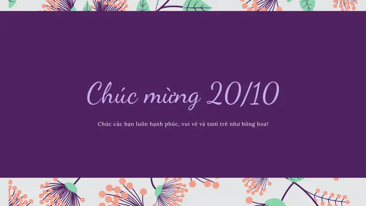 Mẫu Thiệp Chúc Mừng 20/10 Tặng Cô Giáo Mẫu Thiệp Chúc Mừng 20/10 Tặng Cô Giáo