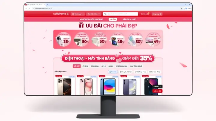 Săn Sale Quà Tặng 20/10 Tại Cellphones Săn Sale Quà Tặng 20/10 Tại Cellphones