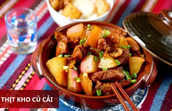 Thịt Heo Kho Củ Cải