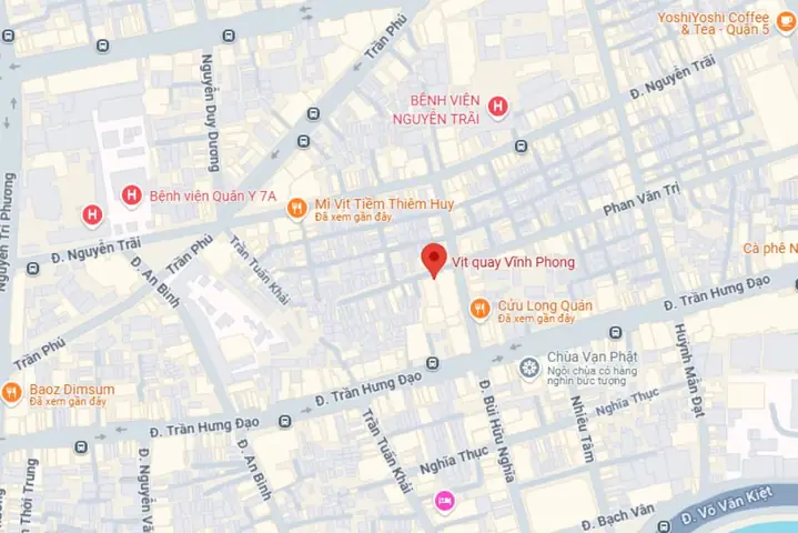 Vịt Quay Vĩnh Phong – Quán Ăn Ngon Quận 5