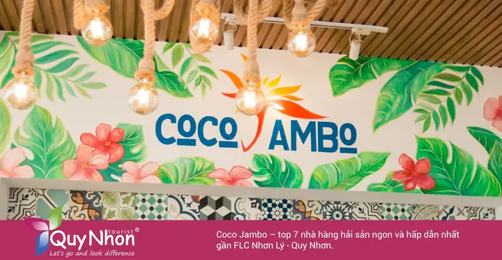 Nhà Hàng Hải Sản Gần Flc Nhơn Lý – Coco Jambo Với Lối Kiến Trúc Santorini Đẹp Mắt