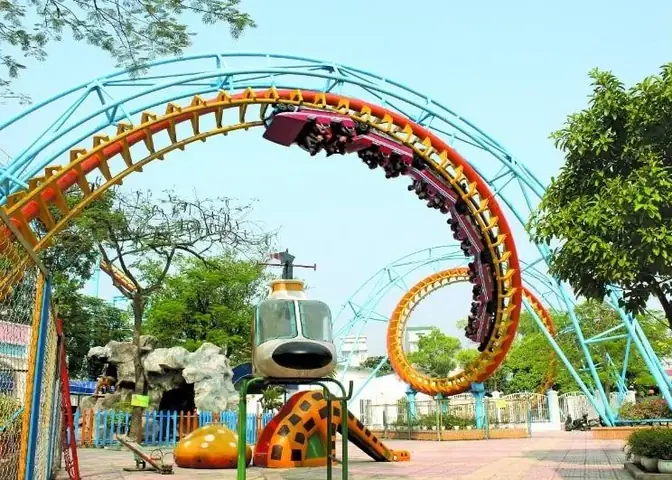 Tàu Lượn Rồng Thép Thăng Long – Công Viên Mặt Trời