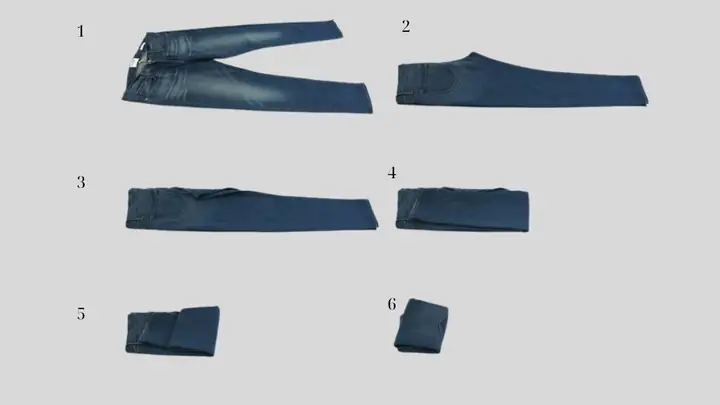 Cách Gấp Quần Bò, Quần Kaki Cách Gấp Quần Bò, Quần Kaki