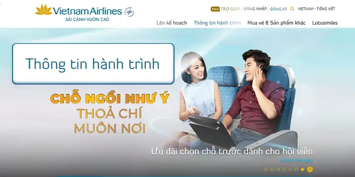 Kiểm Tra Tình Trạng Chuyến Bay Của Vietnam Airline