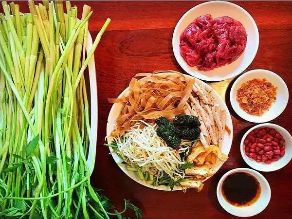Nguyên Liệu Làm Bánh Đa Trộn