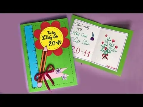 Cách Làm Bưu Thiếp 20/11 Đơn Giản, Ý Nghĩa Tặng Thầy Cô