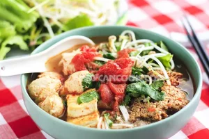 Bát Bún Riêu Cua Hoàn Thành Nhìn Thật Hấp Dẫn