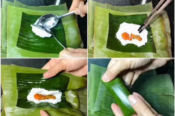 Bước 4: Gói Bánh Bước 4: Gói Bánh