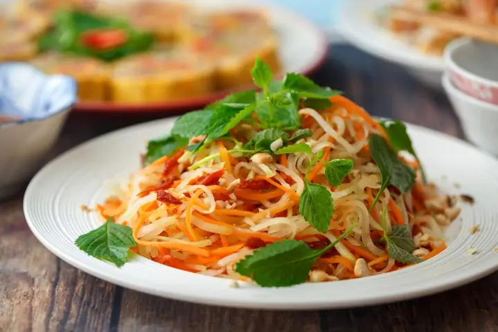 Cách Làm Nộm Đu Đủ Bò Khô