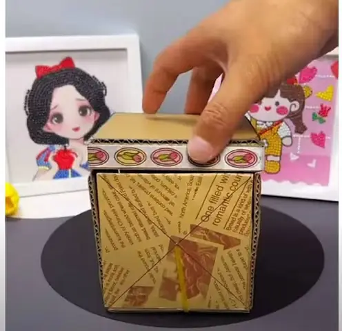 Làm Hộp Quà Lò Xo Bằng Giấy