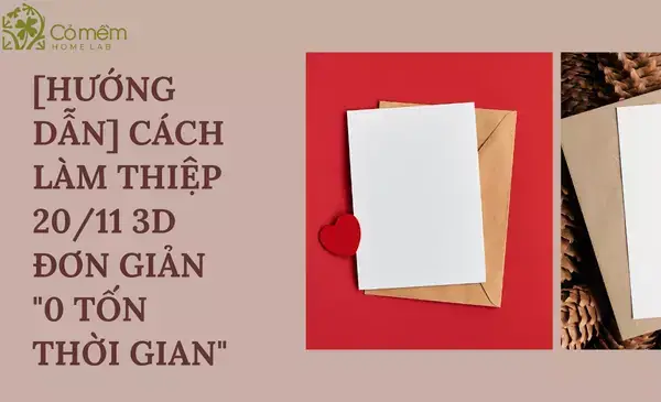 #5 Cách Làm Thiệp 20/11 3d Đơn Giản "0 Tốn Thời Gian"