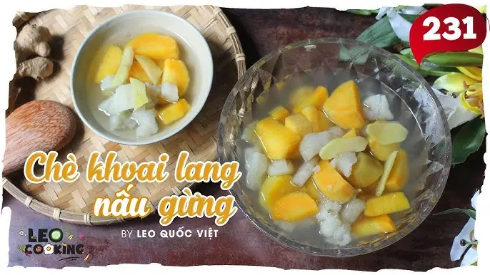 Cách Nấu Chè Khoai Lang Gừng Thơm Ngon, Ấm Bụng Chuẩn Vị